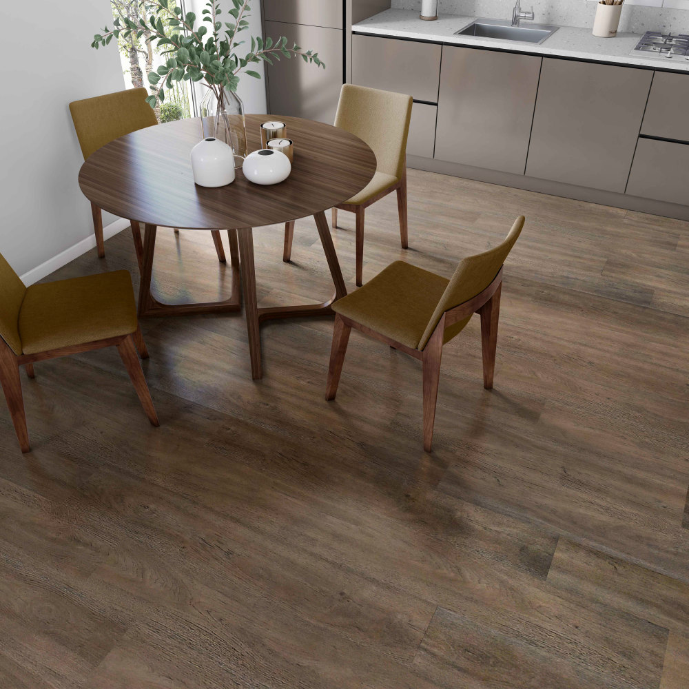 Cappuccino Oak flooring from the CPF Spirit XL collection, shown as a plank swatch