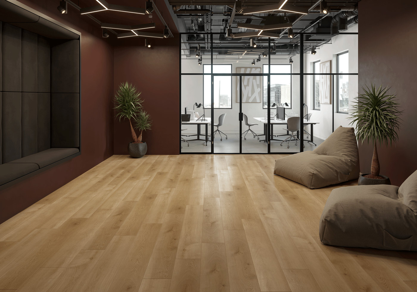 A room finished in Caramel Coast Iris 8mm flooring