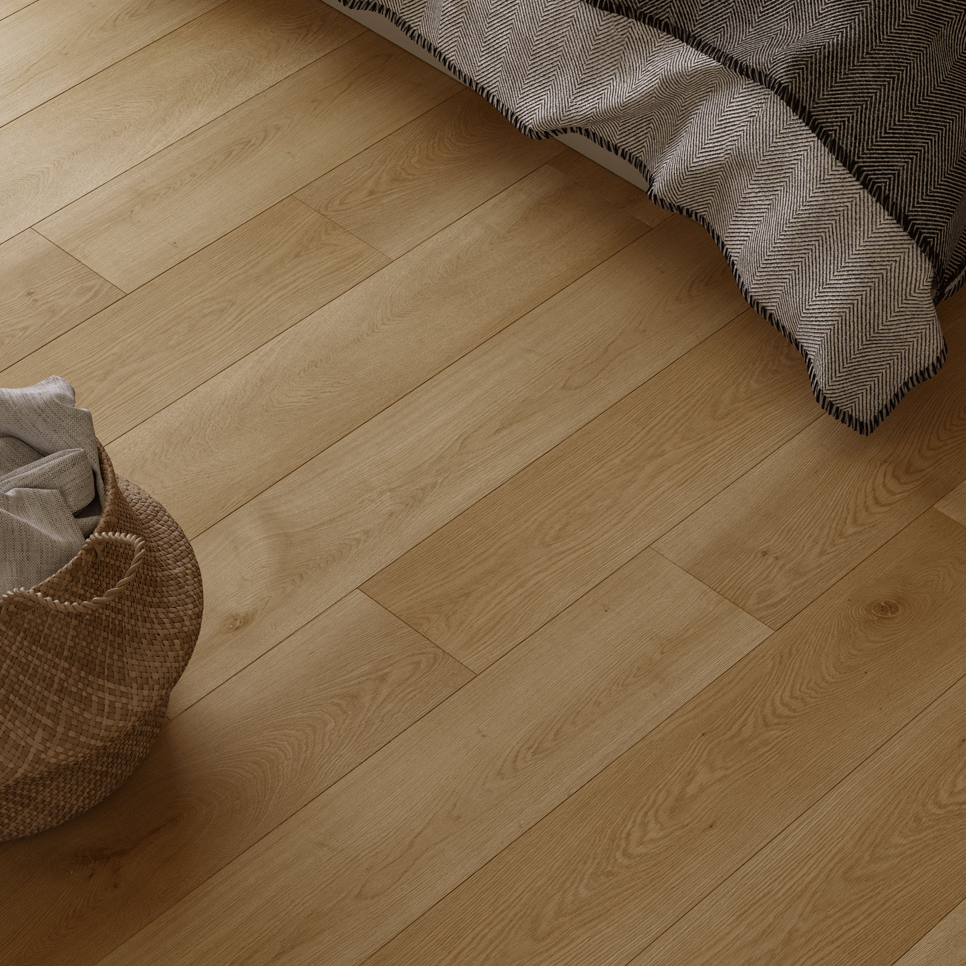 A room finished in Caramel Coast Iris 8mm flooring
