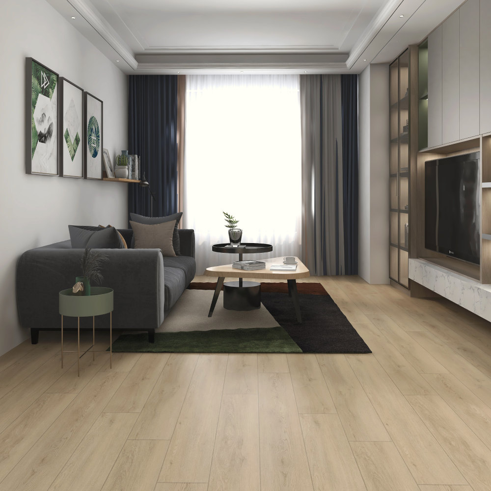 Coffee Cream flooring from the CPF Spirit XL collection, shown as a plank swatch