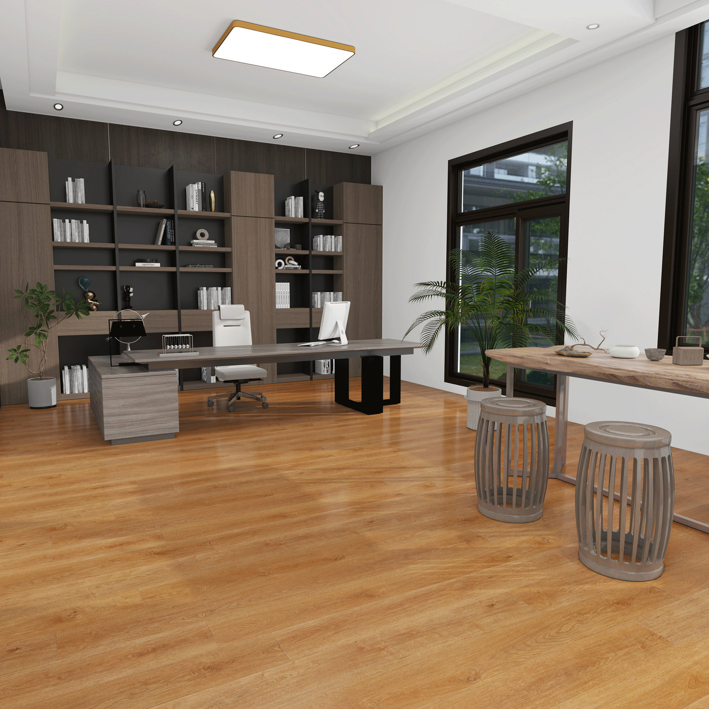 A room finished in Loire Valley Whisper Woods Lite flooring