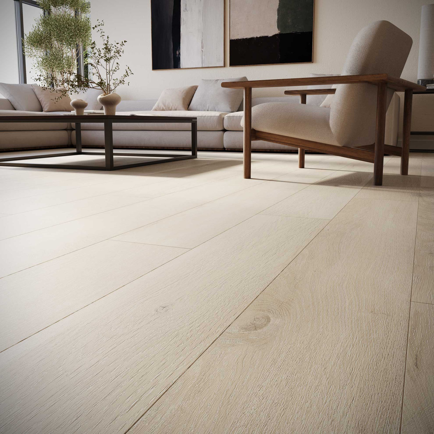 Panna flooring from the Apres collection, shown as a plank swatch