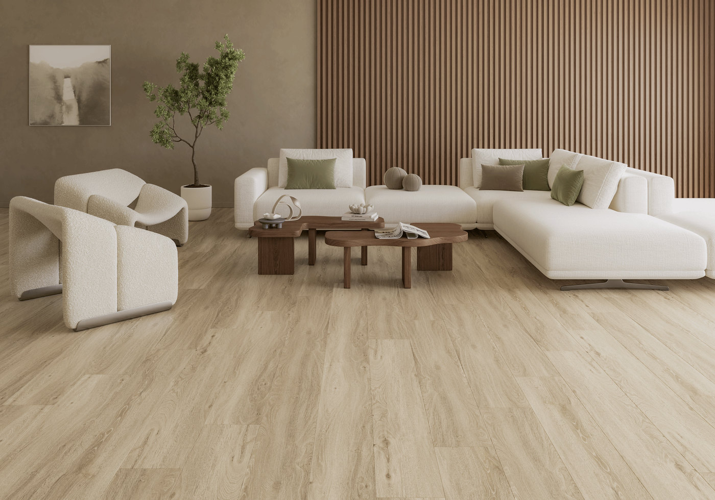 A room finished in Sand Bar Iris 8mm flooring