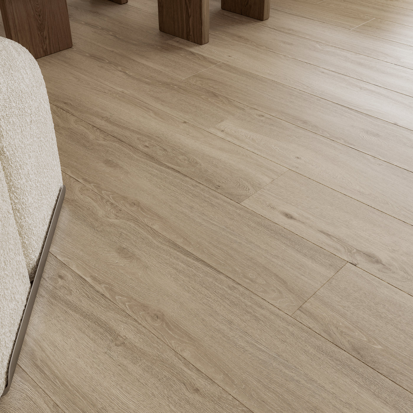 Sand Bar flooring from the Iris 8mm collection, shown as a plank swatch