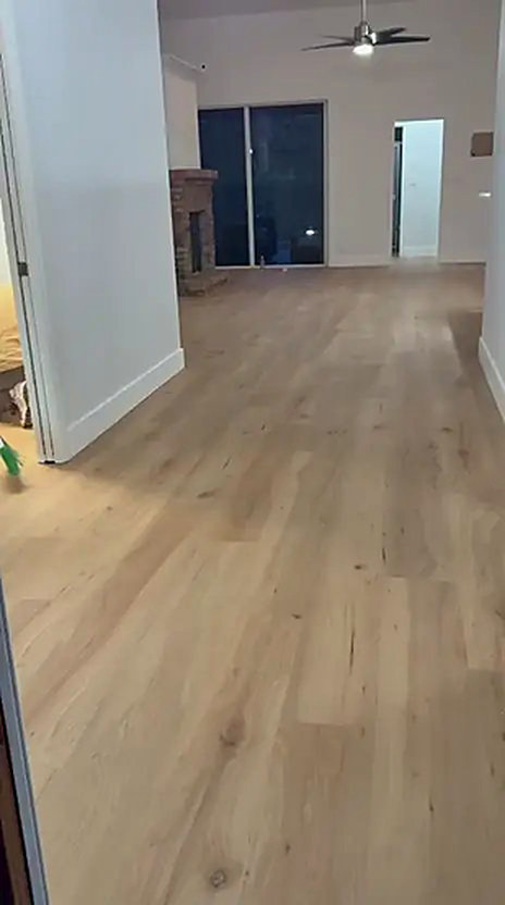 Drawbridge Wood vinyl plank flooring installed by Ozzifloors