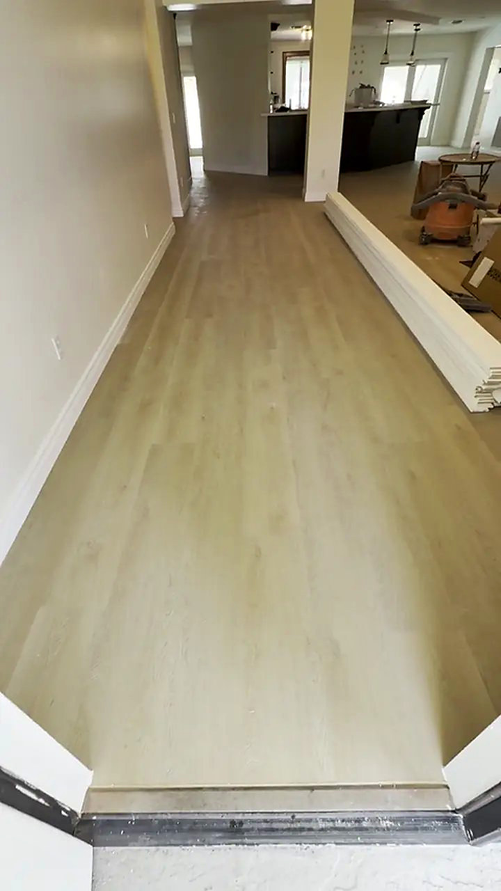 Oslo Ash vinyl plank flooring installed by Ozzifloors in Hollywood